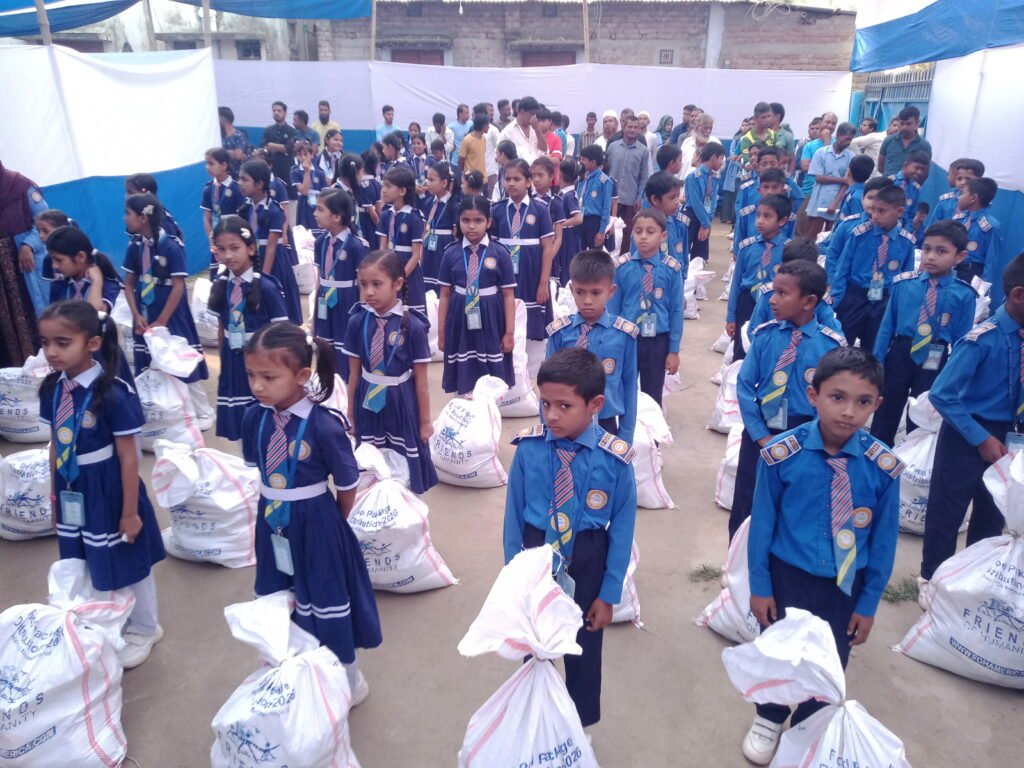 FOH Food Package Distribution under Ramadan Project to supporting students, their families Syedpur.