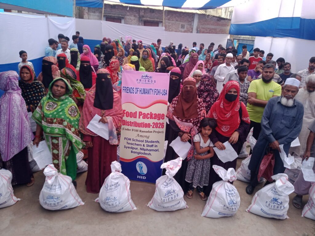 FOH Food Package Distribution under Ramadan Project to supporting students, their families Syedpur.