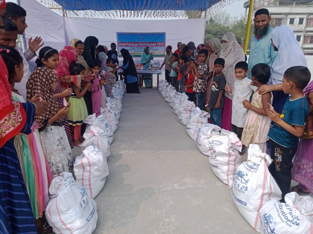 FOH Food Package Distribution under Ramadan Project to supporting students, their families Rangpur.