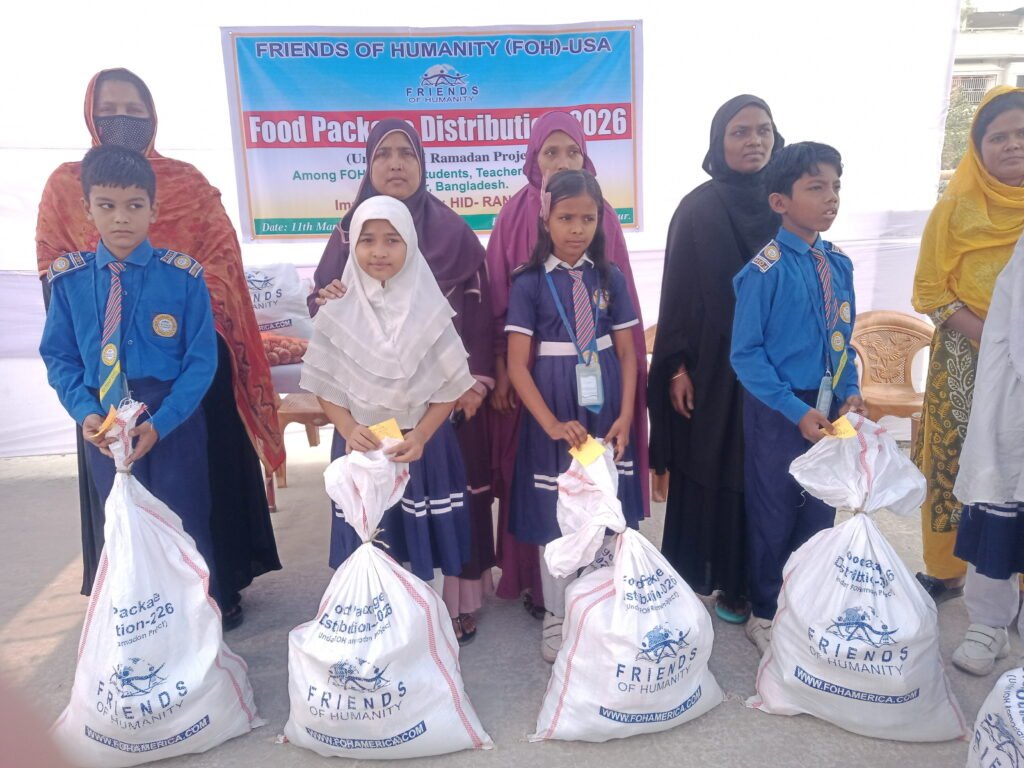 FOH Food Package Distribution under Ramadan Project to supporting students, their families Rangpur.