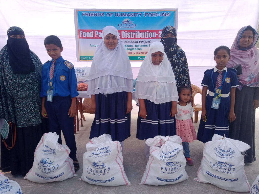 FOH Food Package Distribution under Ramadan Project to supporting students, their families Rangpur.