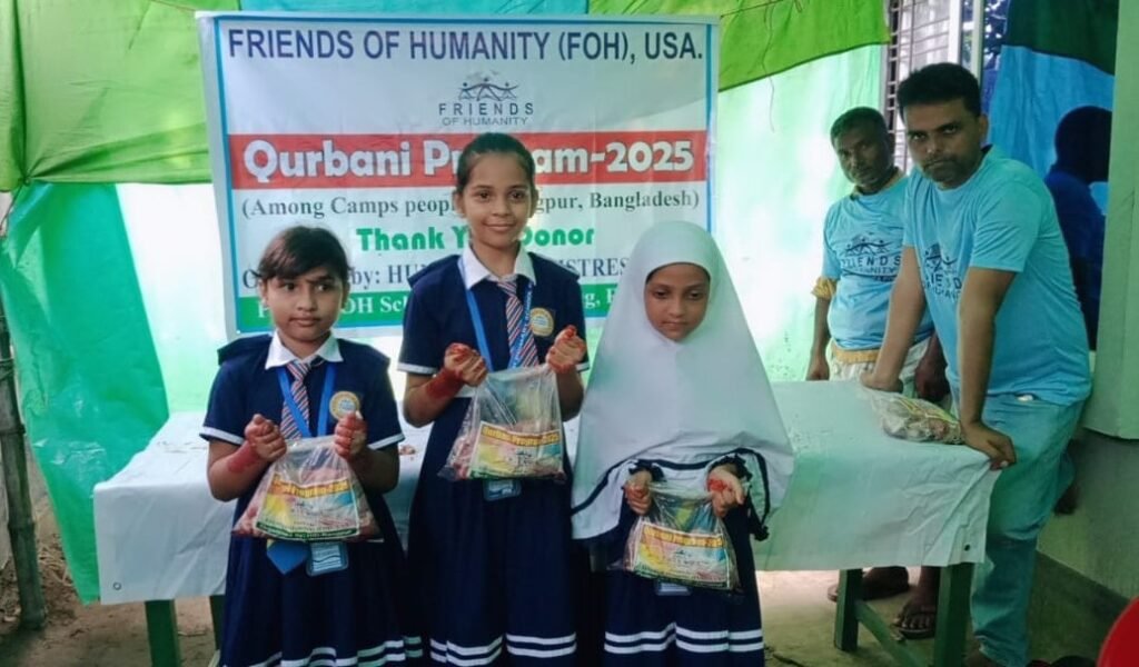 FOH School Project Qurbani Program supporting students, their families, and underprivileged communities