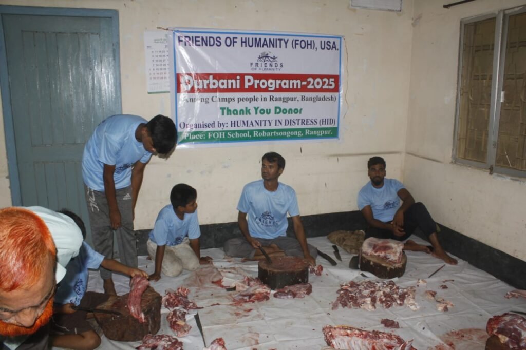FOH School Project Qurbani Program supporting students, their families, and underprivileged communities