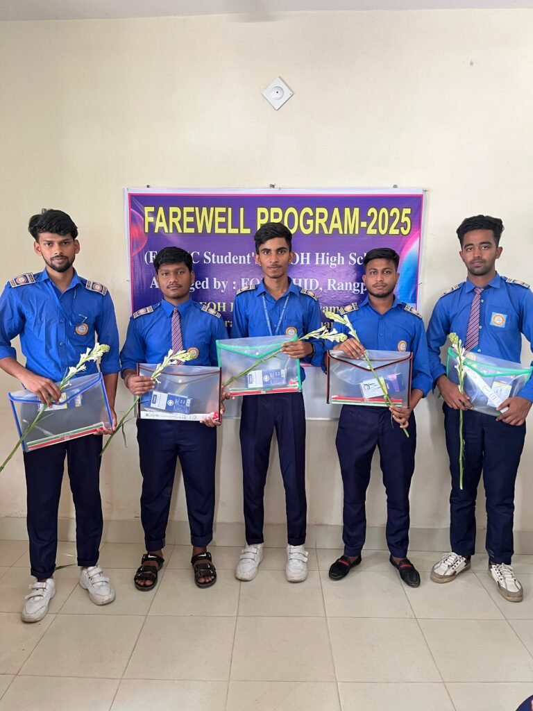 Farewell Program - 2025 for SSC Student's of FOH High School Students