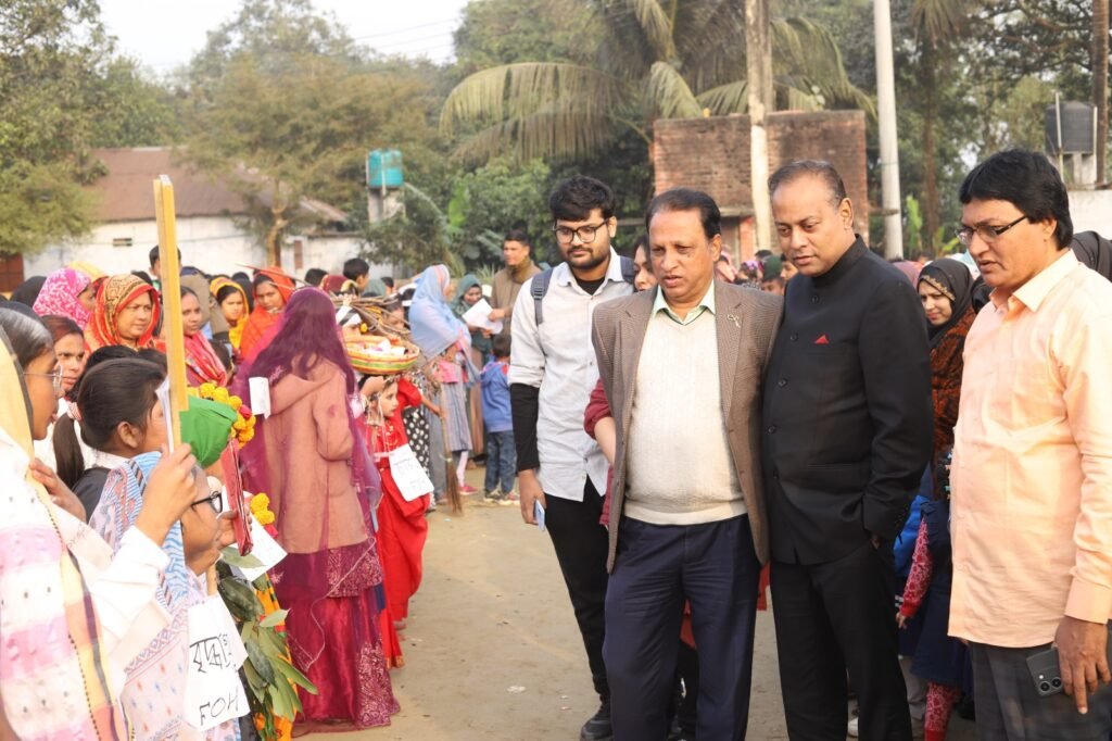 Mr. Osama Jalal and Guest at the Annual Sports field, observing the program.